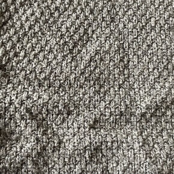 OLSEN Oversized V-Neck Sleeveless Chunky Knit Cardigan Sweater Tan O/S - Picture 6 of 13